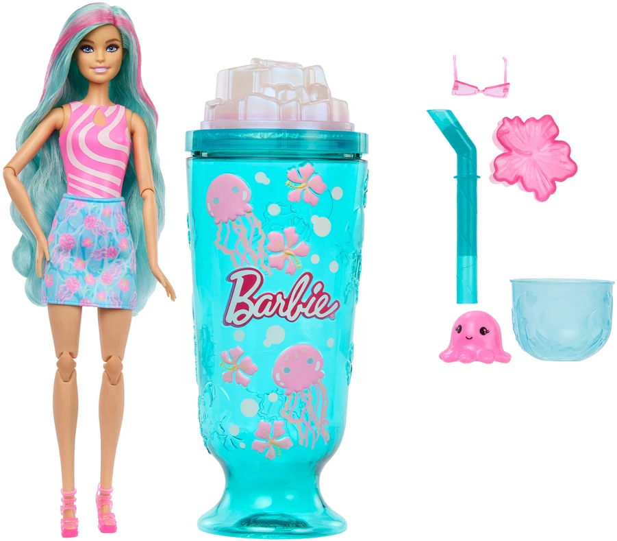 Mattel Lėlė Barbie Pop Reveal komplektas su 8 niespodziankami Podwodny Świat