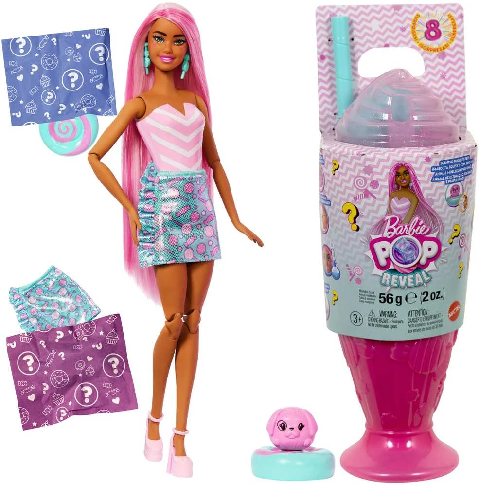 Mattel Barbie Pop Reveal rinkinys "Saldumynų serija" JFY00/JFY62