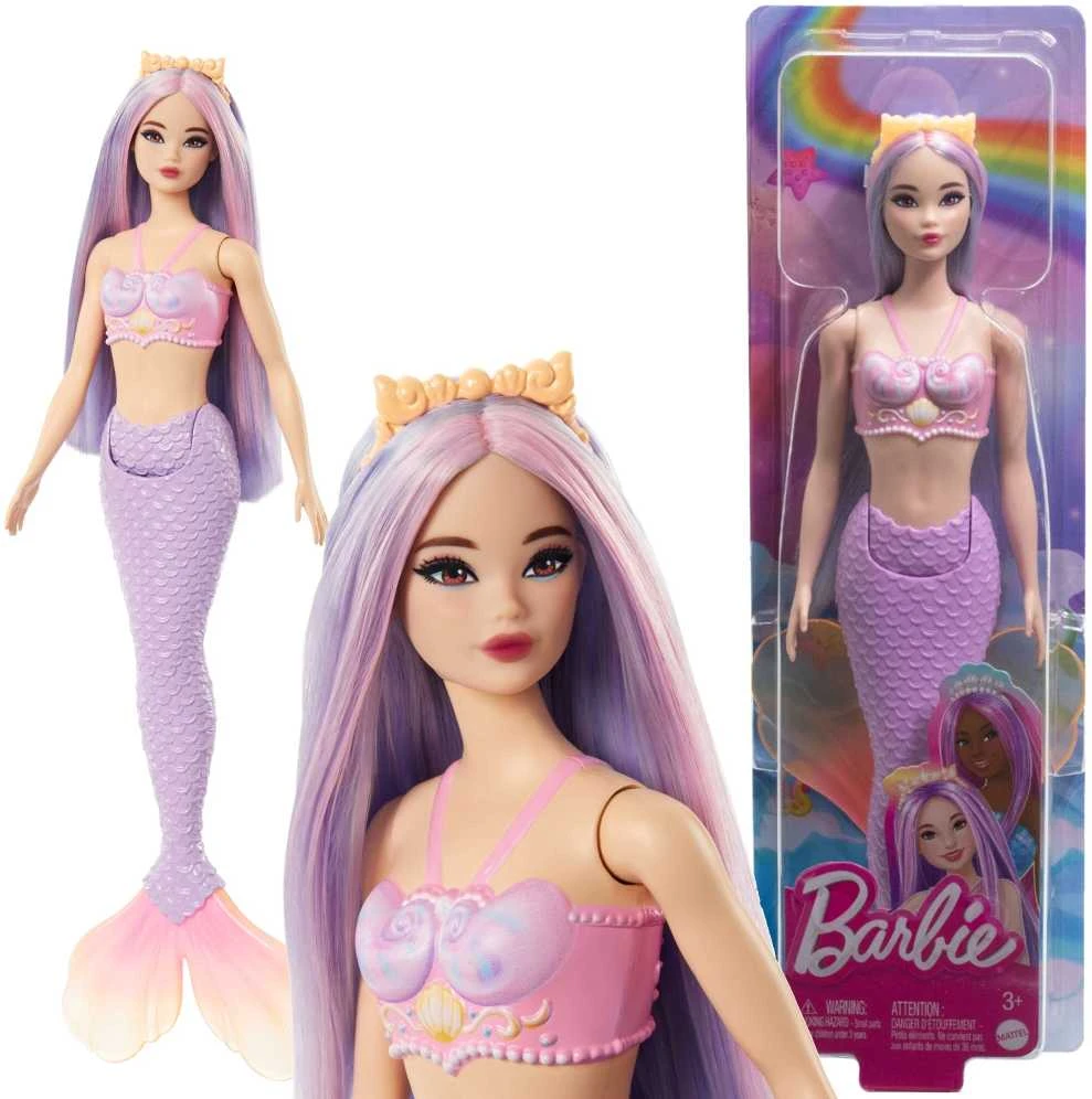 Barbie Barbė - Undinėlės lėlė 4 (HRR06)