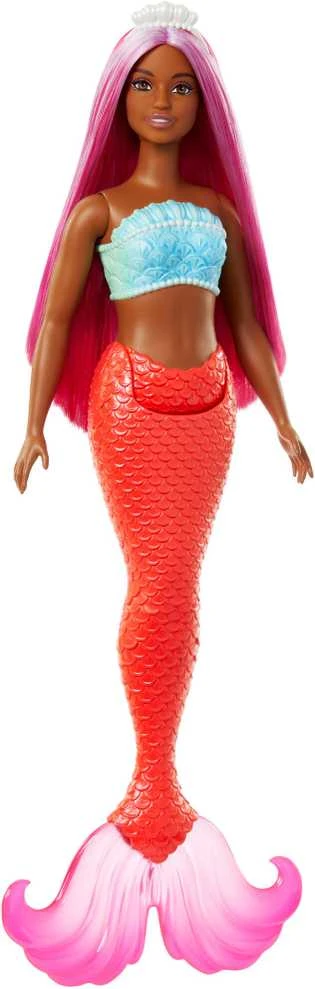 Mattel Rožinė Barbie Siren Doll Rožinė Hair HRR04