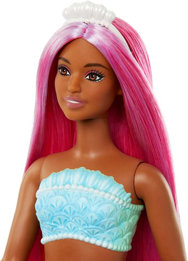 Mattel Rožinė Barbie Siren Doll Rožinė Hair HRR04