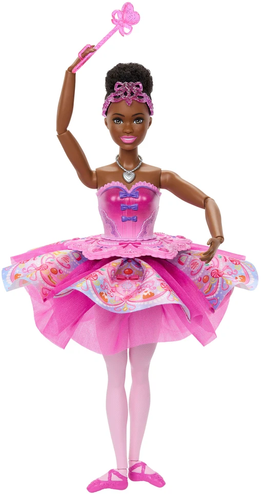 Mattel Lėlė Barbie w Dziadku do orzechów baletnica Cukrowa Fėja ze zmieniającą się spódnicą