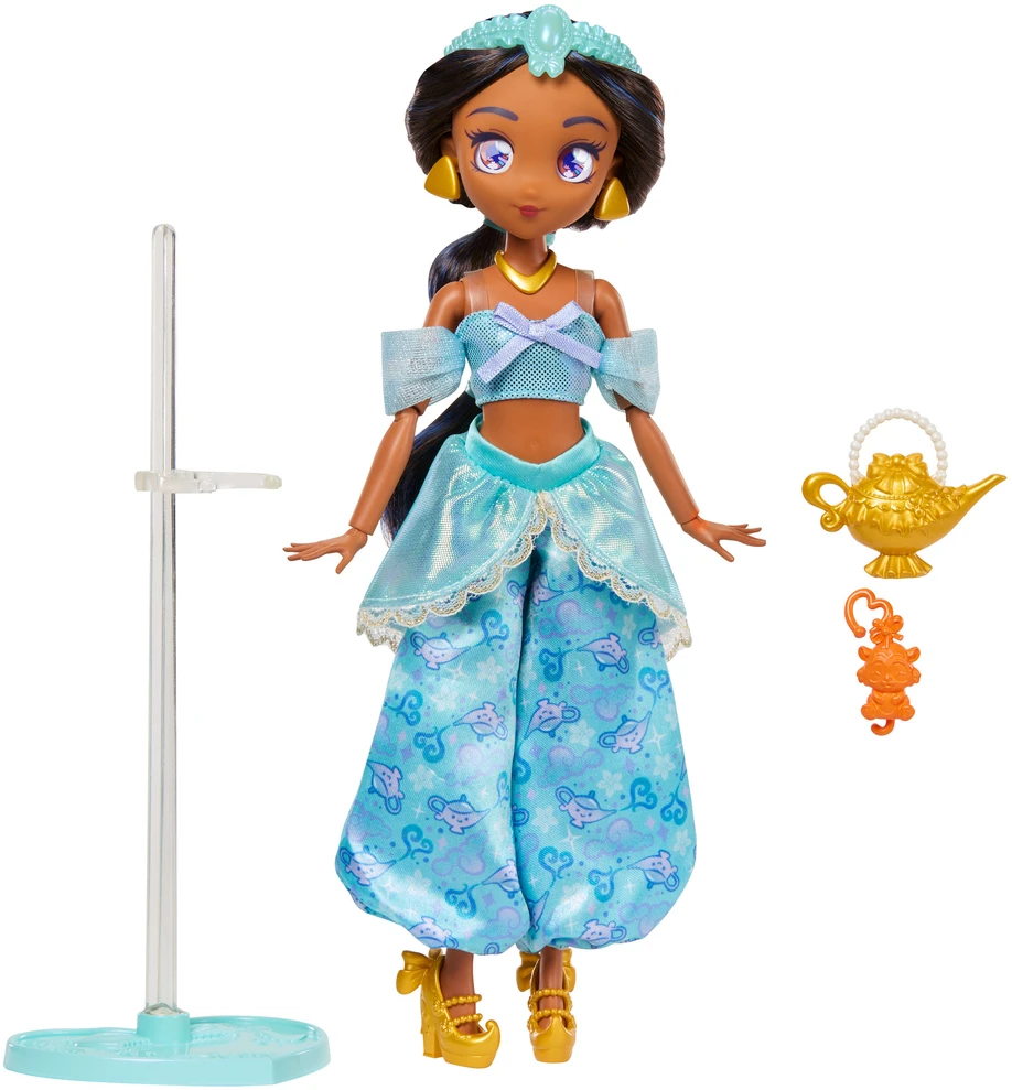 Lėlė Disney Collector Dżasmina Jasmine Manga kolekcjonerska lalka księżniczki Disneya su priedais