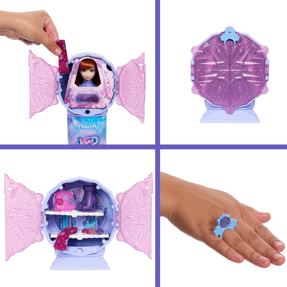 Mattel Lėlė Anna su aksesuarais Disney Frozen Jewel Reveal