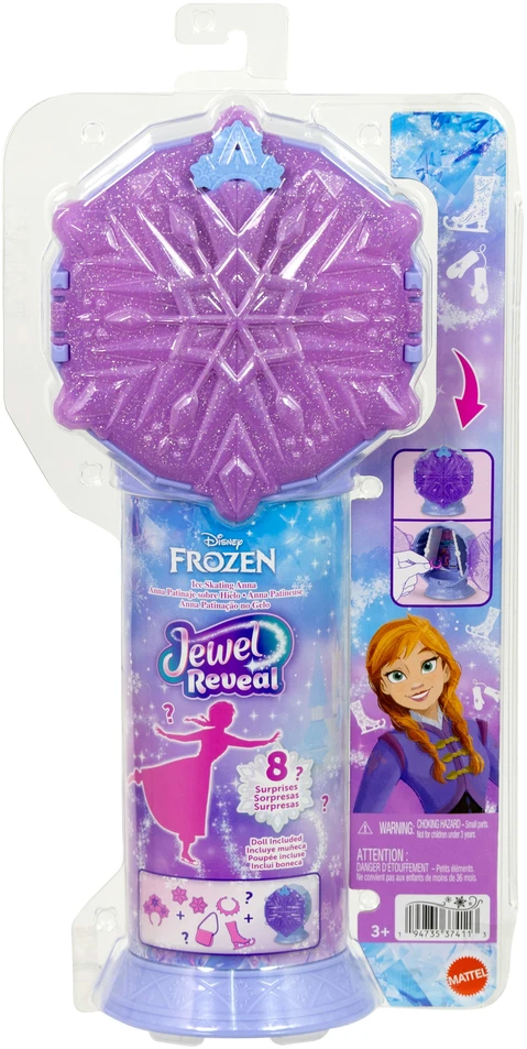 Mattel Lėlė Anna su aksesuarais Disney Frozen Jewel Reveal