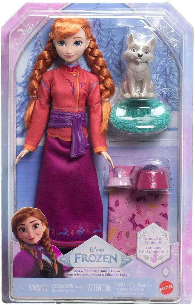 Mattel Disney Ledo šalis - Ana + mažylė lapė (JFG17)