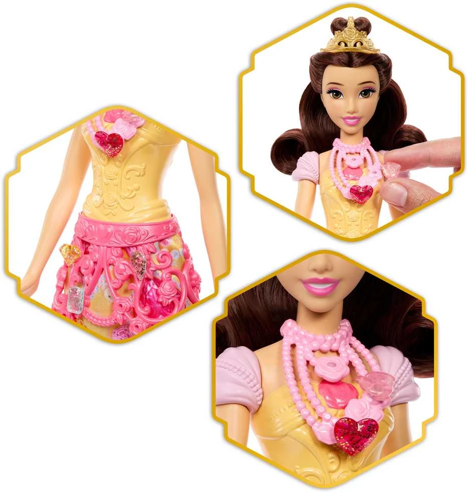 Mattel DISNEY PRINCESS JEWEL REVEAL Gražuolės siurprizas (JHL51)