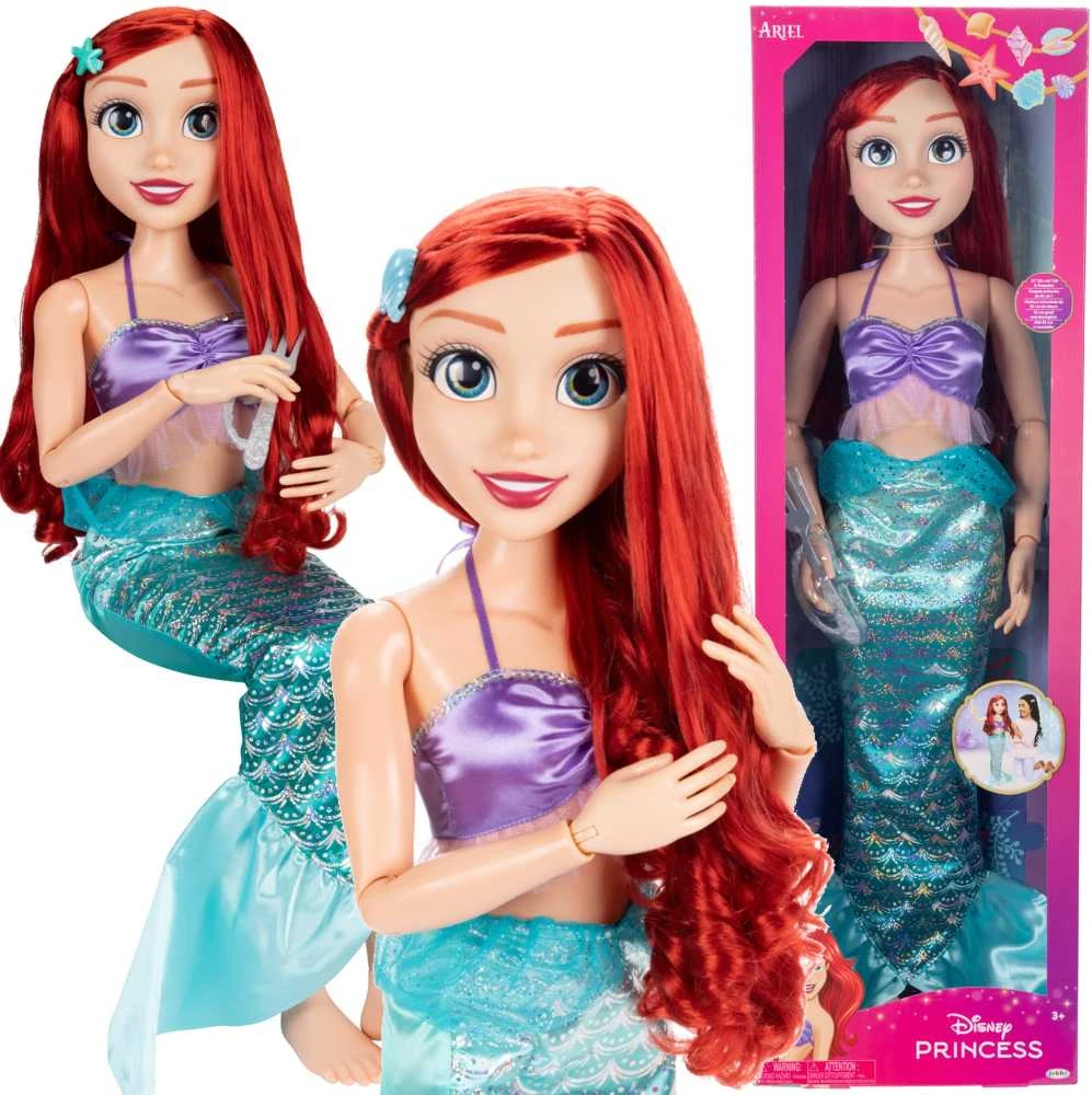 Jakks Pacific Disney Princess Lėlė Disney Princesė Arielė Undinėlė lėlė 81 cm