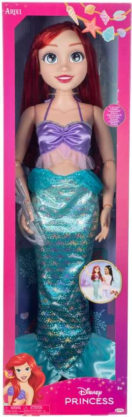 Jakks Pacific Disney Princess Lėlė Disney Princesė Arielė Undinėlė lėlė 81 cm