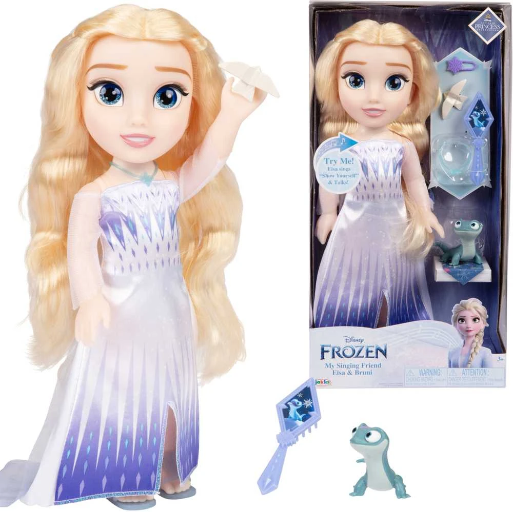 Disney Ledo šalis 2 - Mano dainuojanti draugė Elsa Lėlė ir Bruni (225136-EU)