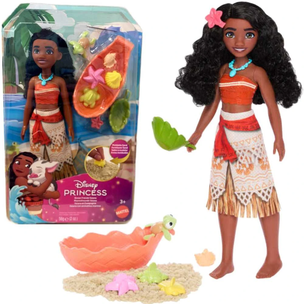 Mattel Lėlė ir figūrėlė Disney Vaiana 2 draugai iš vandenyno