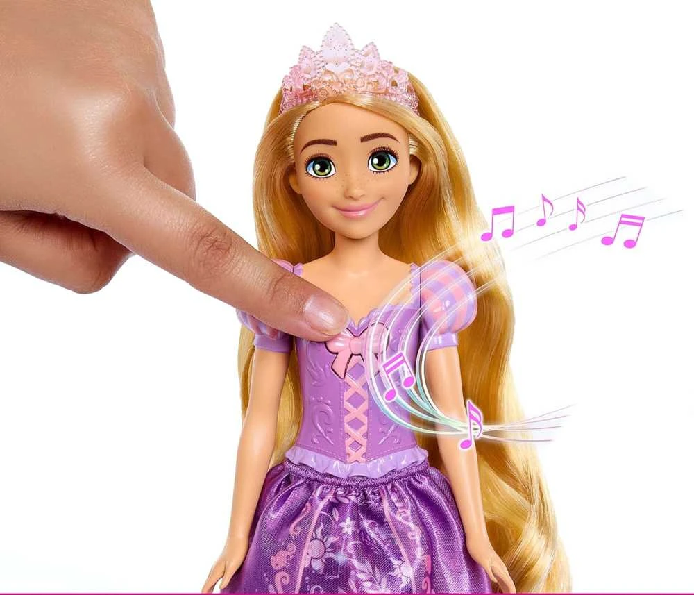 DISNEY PRINCESS dainuojanti lėlė Auksaplaukė (anglų kalba) (HPD41)