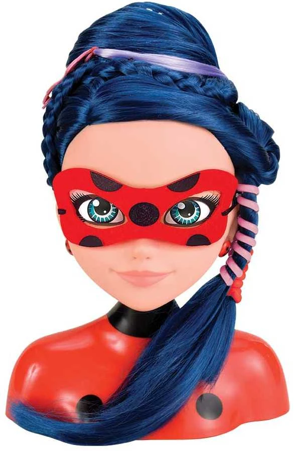 MIRACULOUS lėlės galva puošimui Ladybug Deluxe, 50247