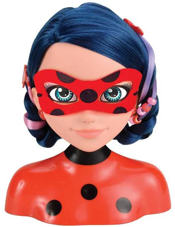 MIRACULOUS lėlės galva puošimui Ladybug Deluxe, 50247