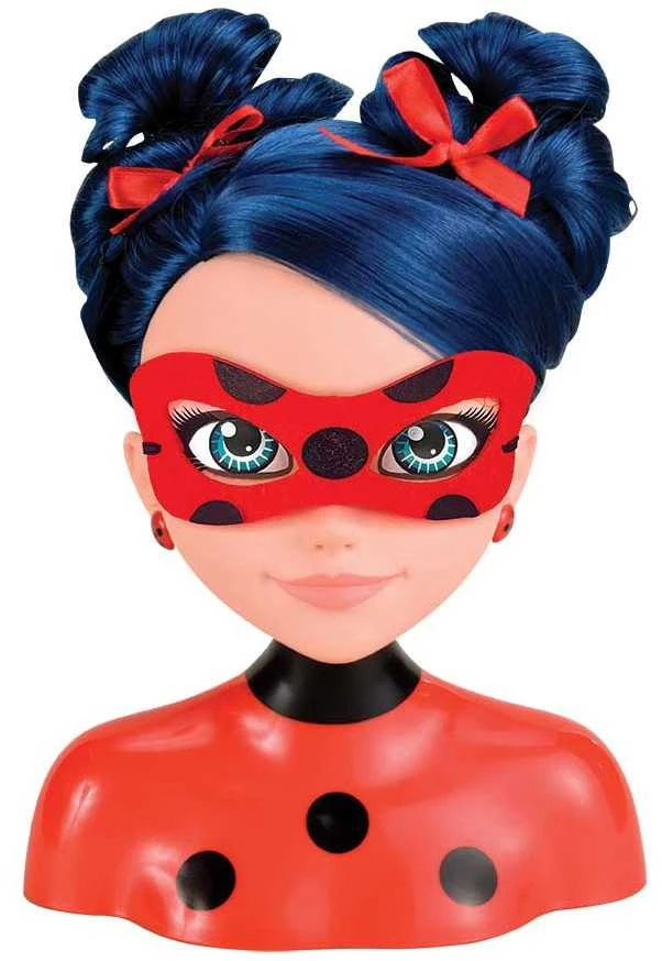 MIRACULOUS lėlės galva puošimui Ladybug Deluxe, 50247