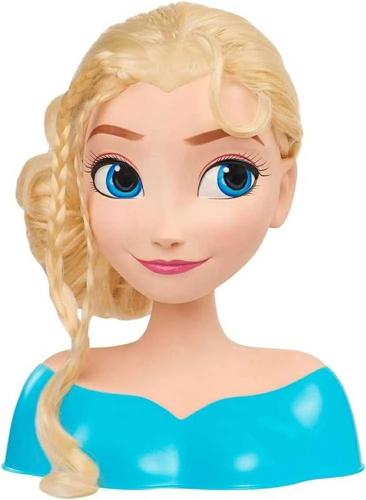 Disney Frozen Lėlė plaukų šukavimo ir formavimo galvutė Disney Princess Elsa Frozen +