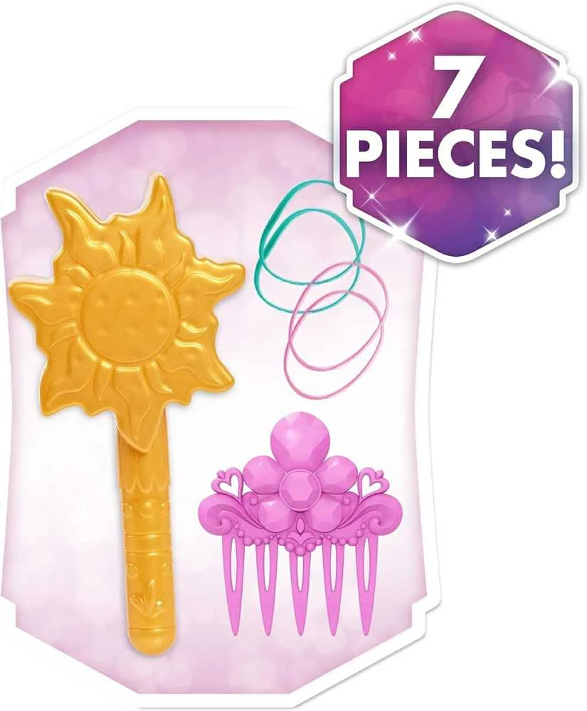 justplay Lėlė plaukų šukavimo ir formavimo galvutė Disney Princess Rapunzel Tangled +priedai