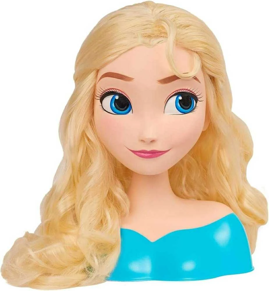 Disney Frozen Lėlė plaukų šukavimo ir formavimo galvutė Disney Princess Elsa Frozen +