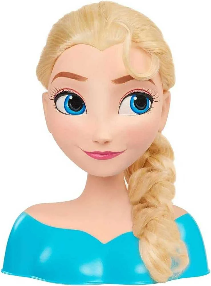 Disney Frozen Lėlė plaukų šukavimo ir formavimo galvutė Disney Princess Elsa Frozen +