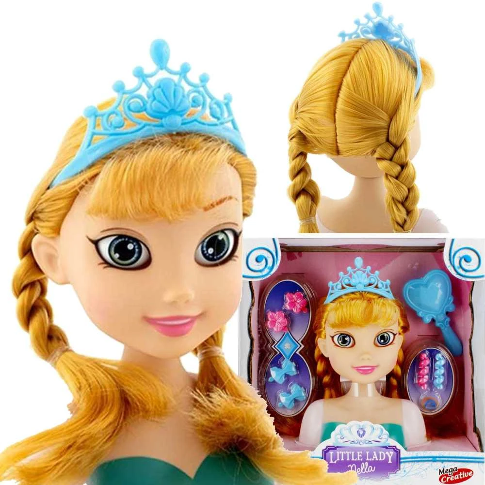 Mega Creative Nella princesės stiliaus galvutė