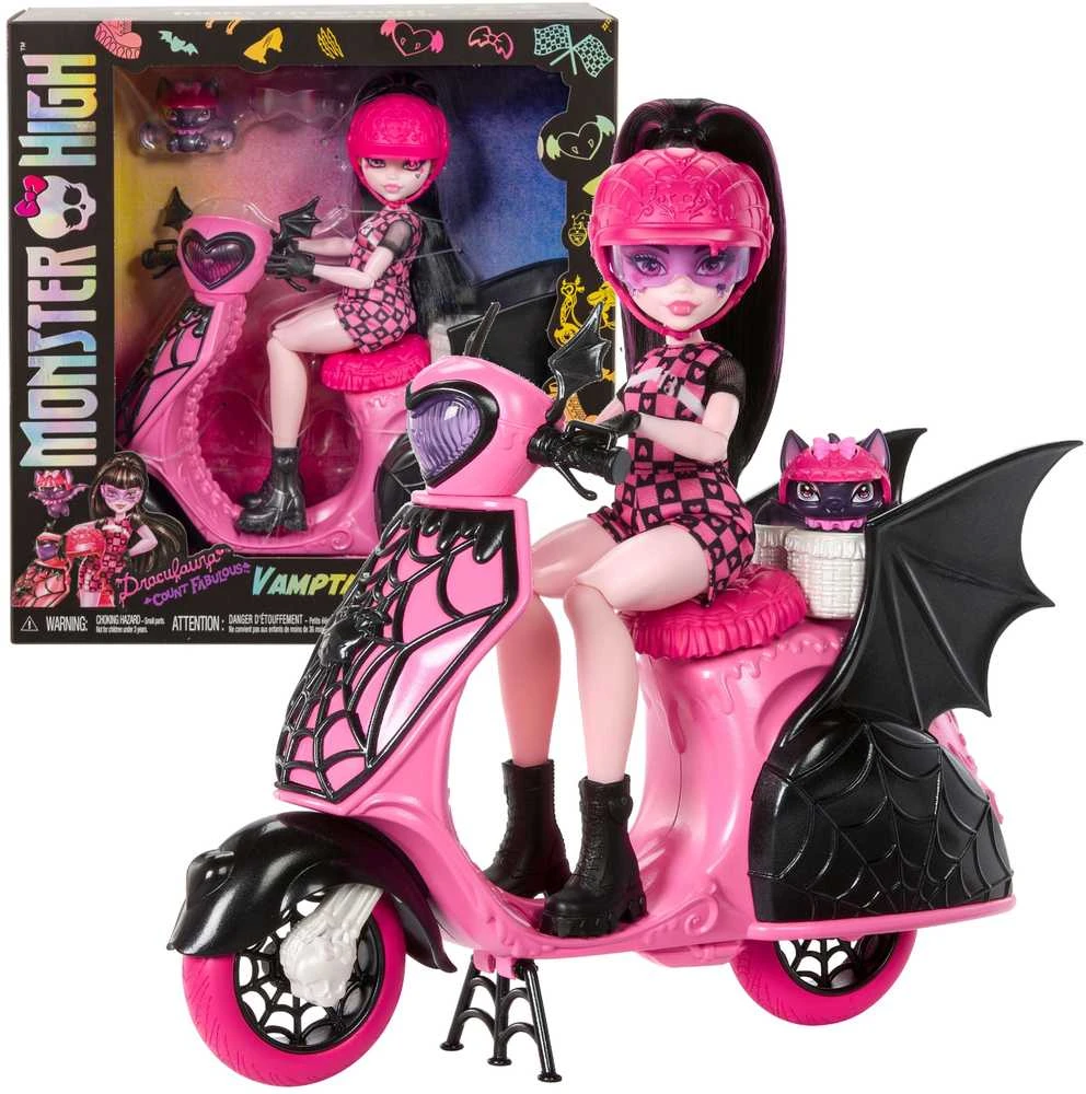 Mattel Monster High Draculaura Vamptastic paspirtukas JDR61