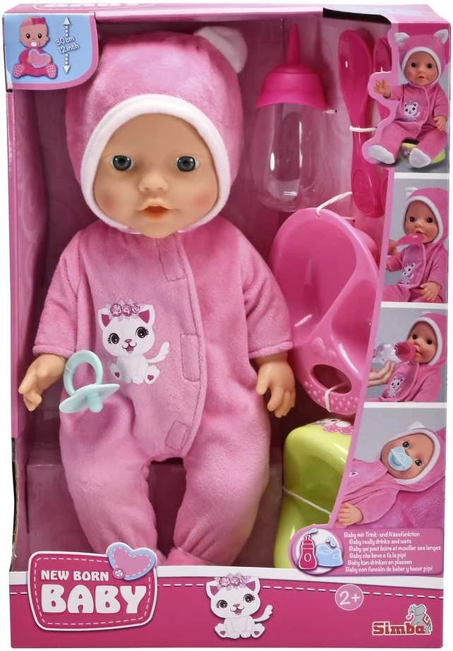 Simba Lėlė katytės pižamoje 30 cm su priedais