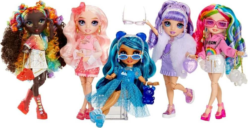 MGA Lėlė 121381-EUC Rainbow High Creative Crystals mados lėlė - Iris Bow