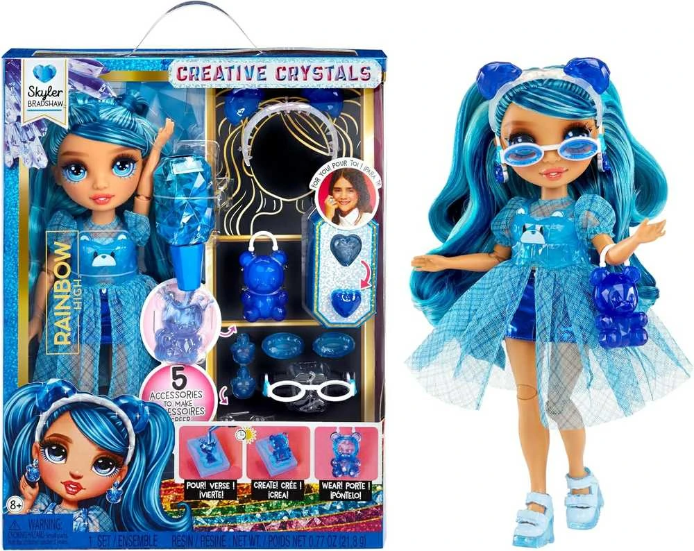 MGA Lėlė Rainbow High Creative Crystals Skyler 121374-EUC