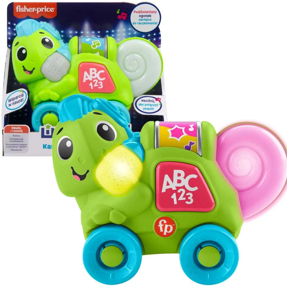 Fisher-Price Crawl 'n Colors chameleonai HYL34