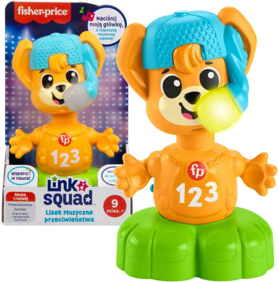 Fisher Price Mattel FP LS Fox muzikinės priešingybės HYL37 /2