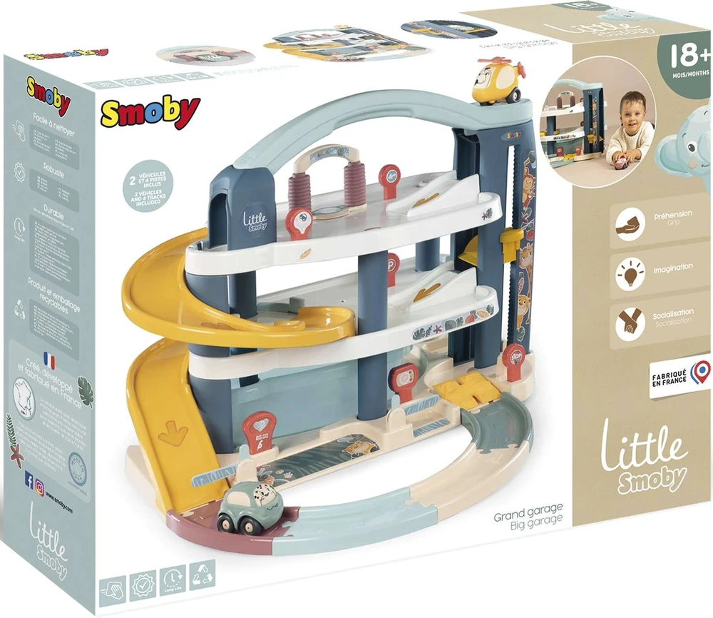 „Smoby Little Maxi Garage Car Vroom Planet“
