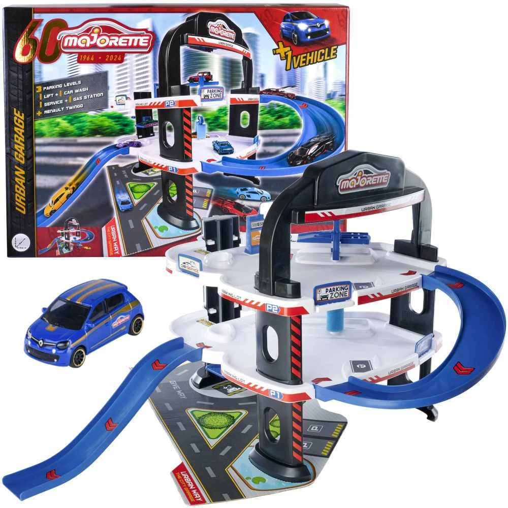 Majorette Majorette miesto garažas 60 metų jubiliejus + 1 automobilis 212059982