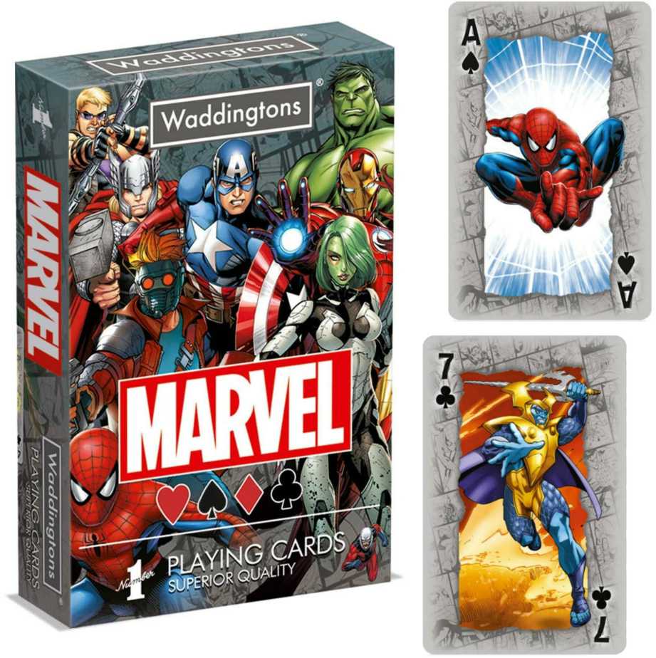 Winning Moves Marvel Universe žaidimų kortos