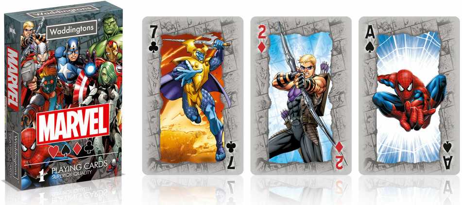 Winning Moves Marvel Universe žaidimų kortos