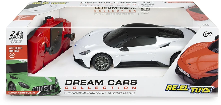 Maserati MC20 RC 1:24 Nuotolinio valdymo sportinis automobilis, baltas, 17 cm