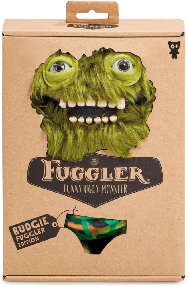 Fuggler Budgie maskotė su apatiniais Count Underoo McGoo 22 cm