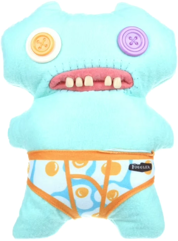 Fuggler Budgie maskotė su apatiniais Gaptooth Mc Goo Ponas Guzikas 22 cm