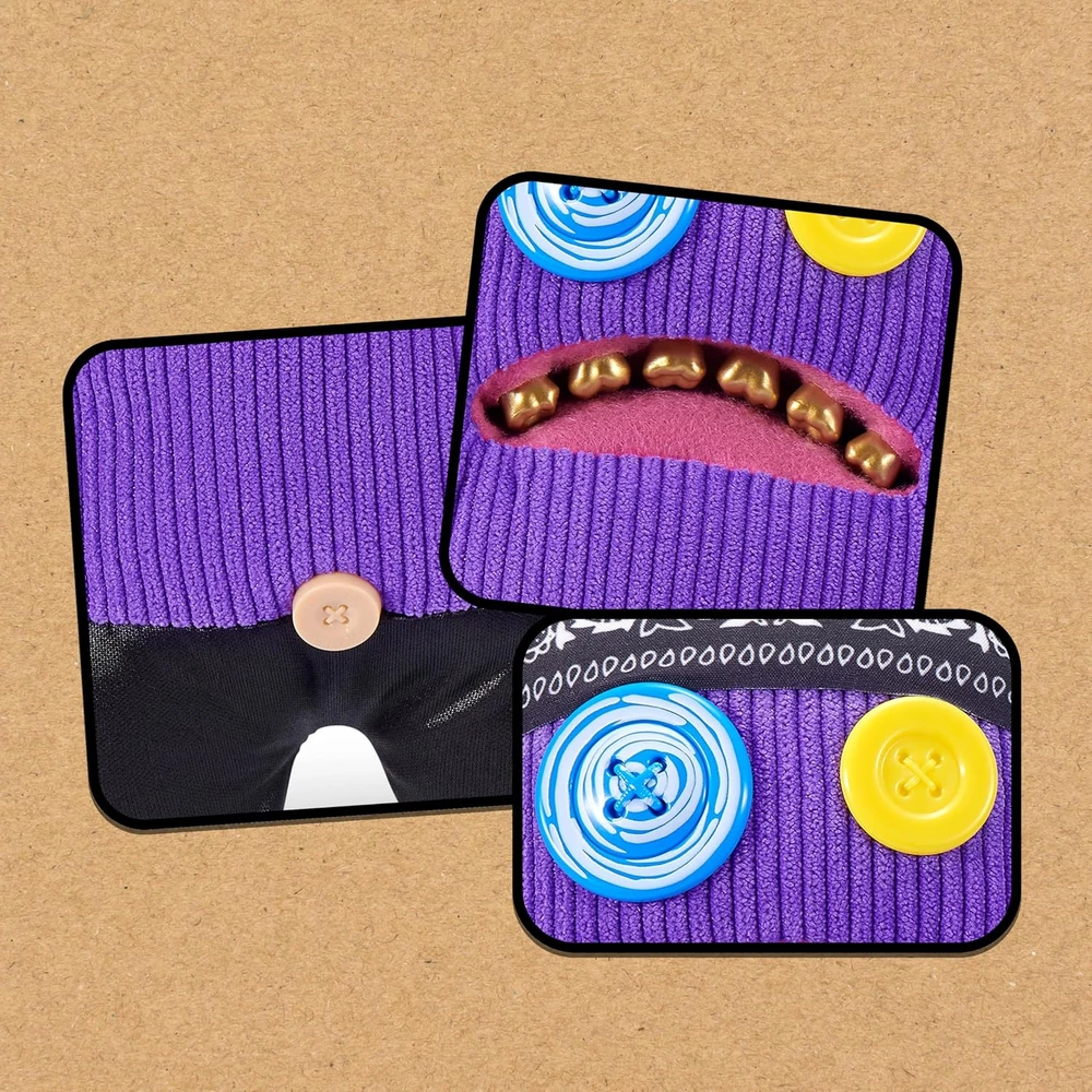 Fuggler Sasquoosh Violetinė Žemietis su bandana auksiniais dantimis 23cm