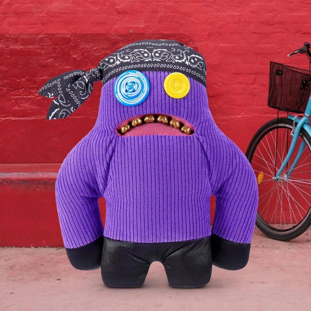Fuggler Sasquoosh Violetinė Žemietis su bandana auksiniais dantimis 23cm