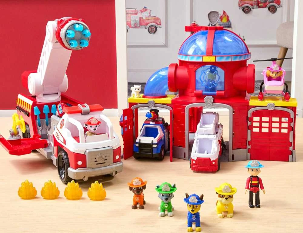 Spin Master Paw Patrol pliušinis žaislas Marshall Fire Rescue 25 cm