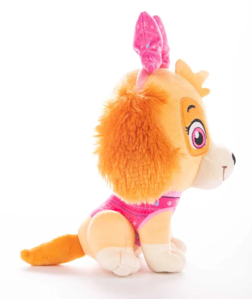 Paw Patrol Skye pliušinis žaislas kalėdiniame megztinyje 18 cm