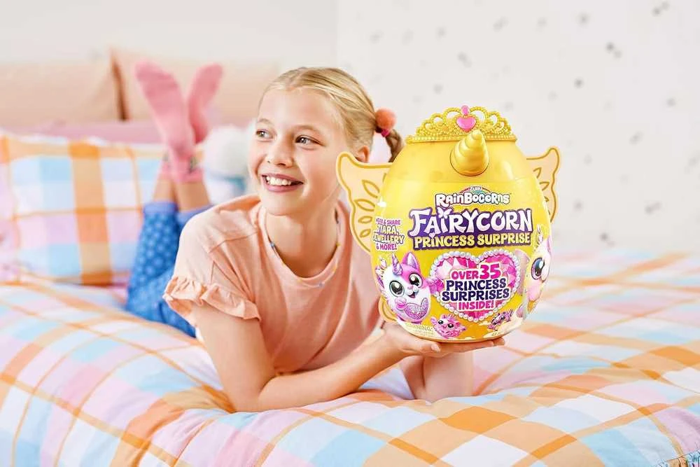 RAINBOCORNS pliušinis žaislas su aksesuarais Fairycorn Princess, 6 serija, 9281