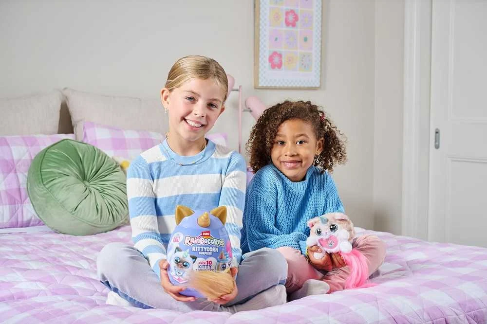 RAINBOCORNS pliušinis žaislas su aksesuarais Kittycorn Surprise, 3 serija, asort., 92104