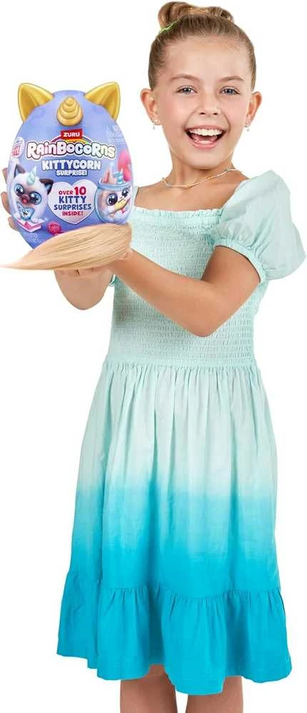 RAINBOCORNS pliušinis žaislas su aksesuarais Kittycorn Surprise, 3 serija, asort., 92104