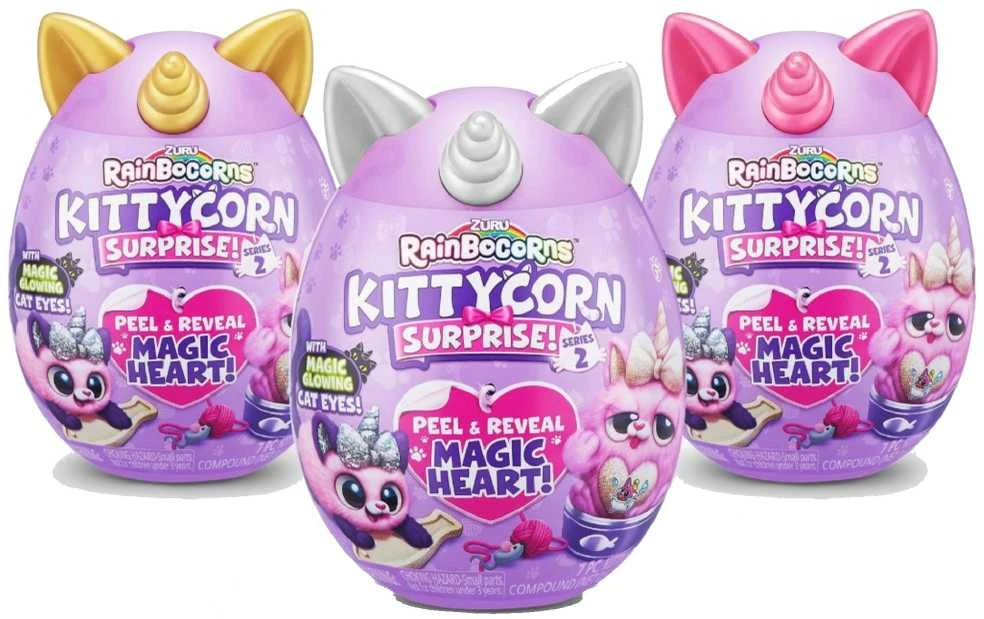 RAINBOCORNS pliušinis žaislas su aksesuarais Kittycorn, 7 serija, 9279