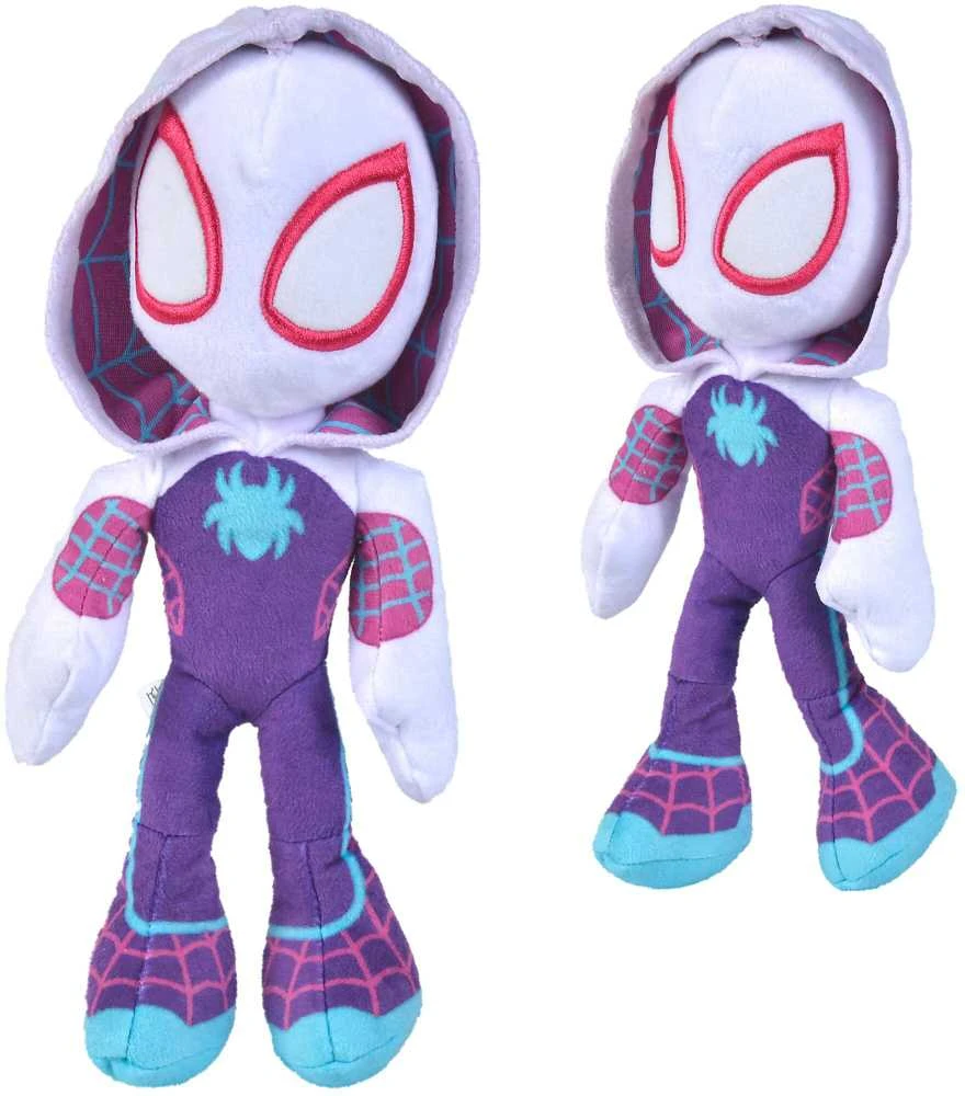 Mattel Spiderman Ghost Spider talismanas pliušinė žvakė tamsoje 25 cm Marvel