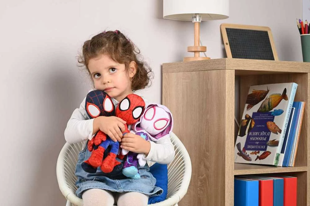 Mattel Pliušinis žaislas Simba Disney Marvel Spidey, mėlynas, 25 cm