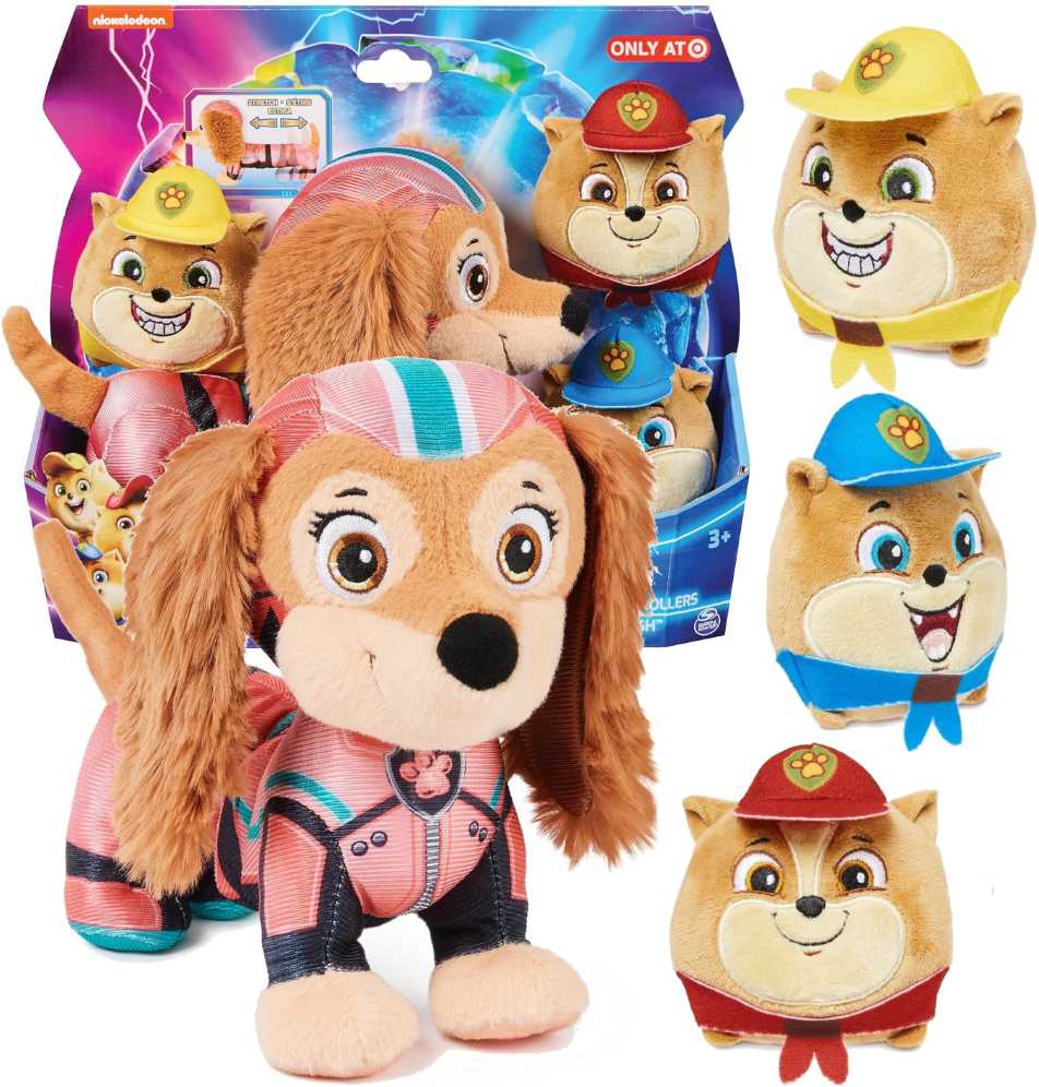„Spin Master Liberty Paw Patrol“ pliušinis žaislinis ginklas, 20 cm + kačiukų žaislai, didelis filmas