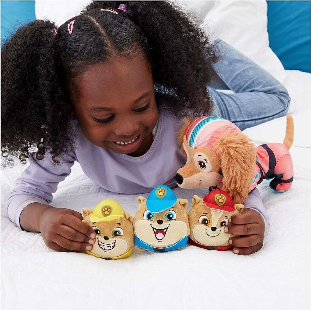 „Spin Master Liberty Paw Patrol“ pliušinis žaislinis ginklas, 20 cm + kačiukų žaislai, didelis filmas