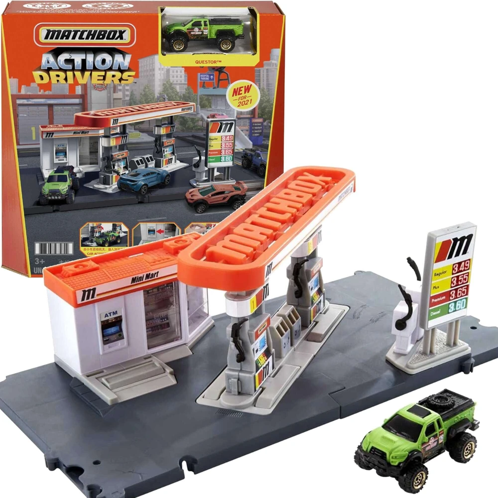 Mattel Matchbox rinkinys „Degalinė“